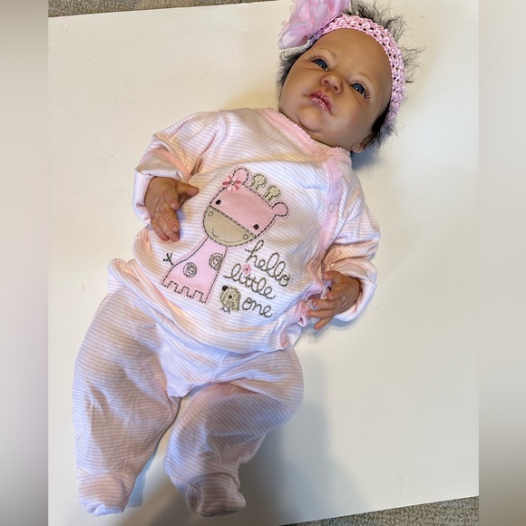 ROSE COTTAGE REBORNS GIRL BABY SILICONE MIX REAL LIFE LIKE NEW DOLL - Picture 3 of 13